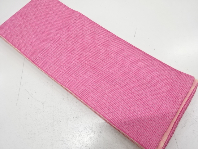 JAPANESE HANHABA OBI / WOVEN ABSTRACT CHECKERED